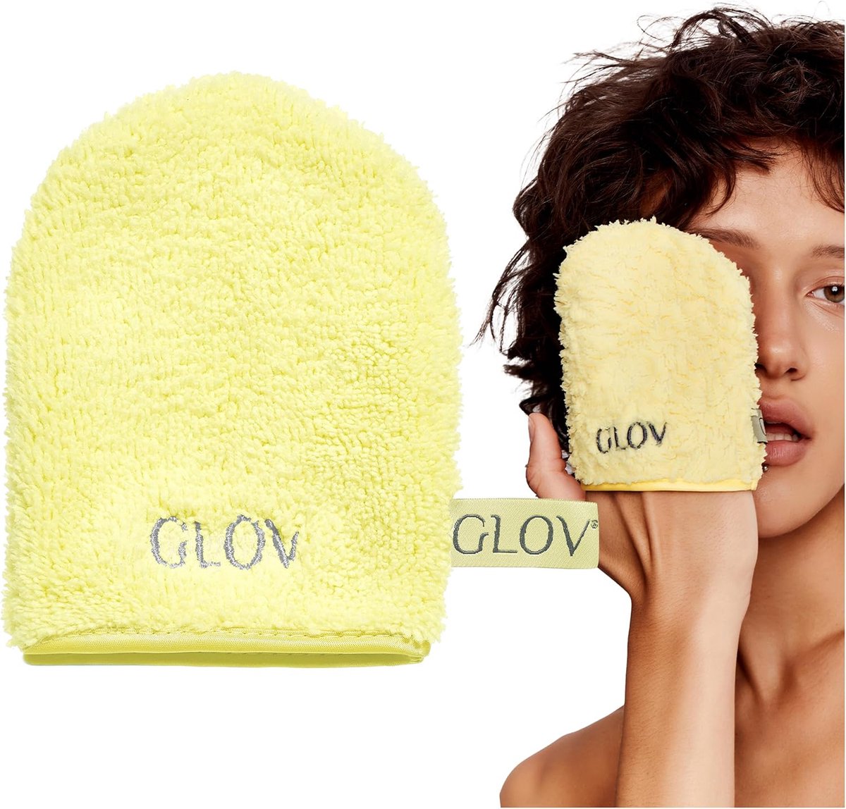 Make-up remover handschoen - microvezel - hypoallergeen - snel reinigen - ShopVlot
