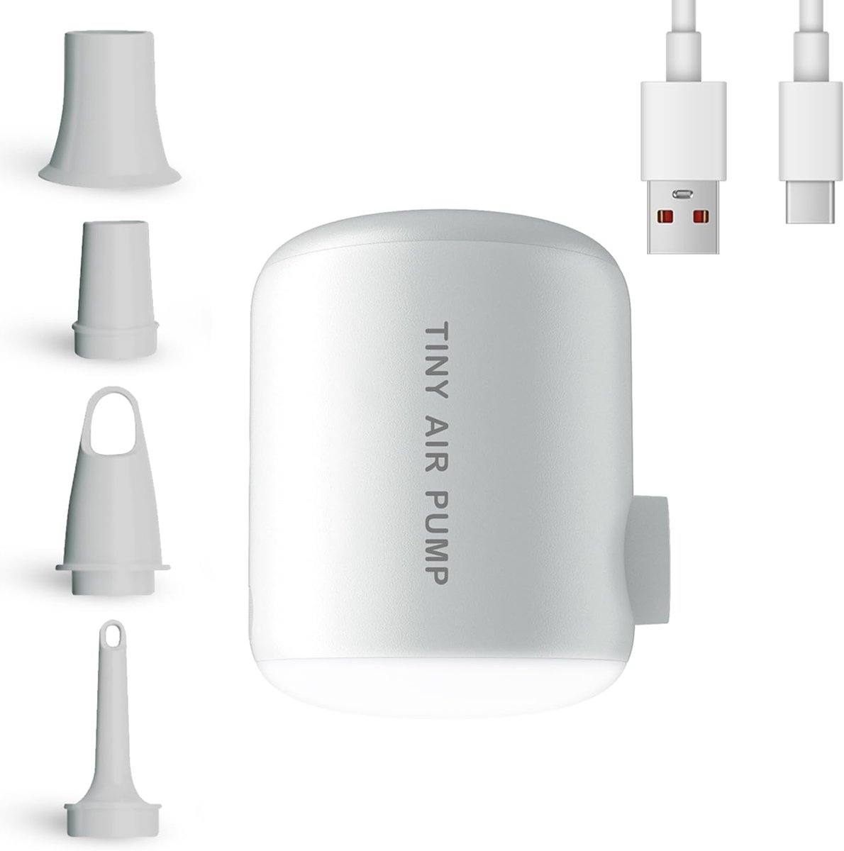 Mini Luchtpomp 4 kPa - Oplaadbare Campinglamp 2200 mAh - Compact en Lichtgewicht - Ideaal voor Luchtbedden - ShopVlot