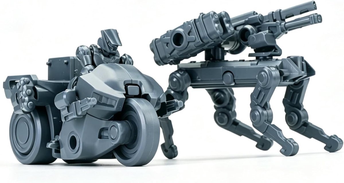 Model kit 1/60 - Investigation Team Grey - Beweegbare gewrichten - Creatief project voor 15 jaar en ouder - ShopVlot