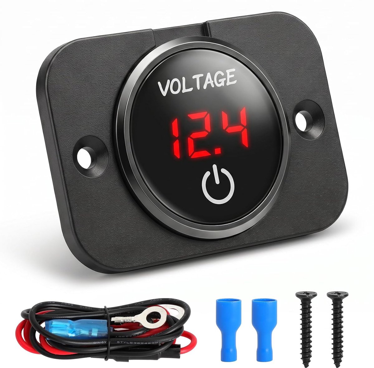 12V batterijmonitor - digitaal voltmeter - aanraakbediening - altijd inzicht in batterijstatus - SnelShoppen