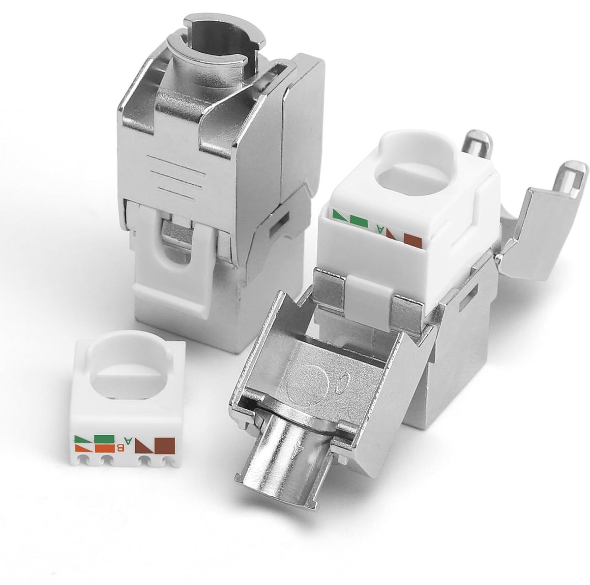 Netwerkmodule RJ45 CAT 7 - 10.000 Mbit/s - voor hoge snelheid - ideaal voor moderne netwerken - SnelShoppen
