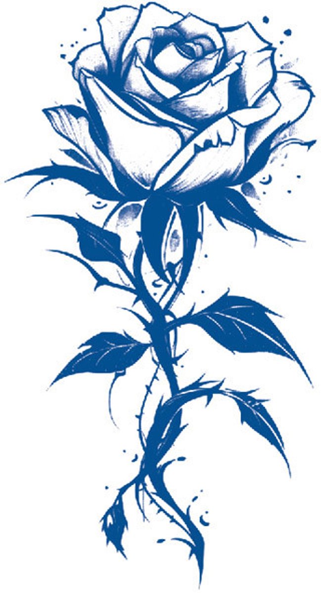 Tijdelijke tattoo bloemen 2 weken