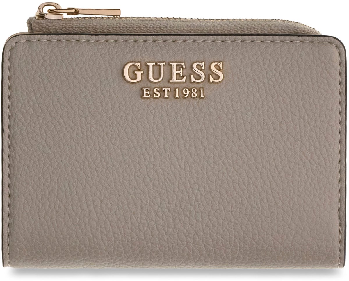 GUESS portemonnee Melody SLG Zip Around Card Case Light Taupe
