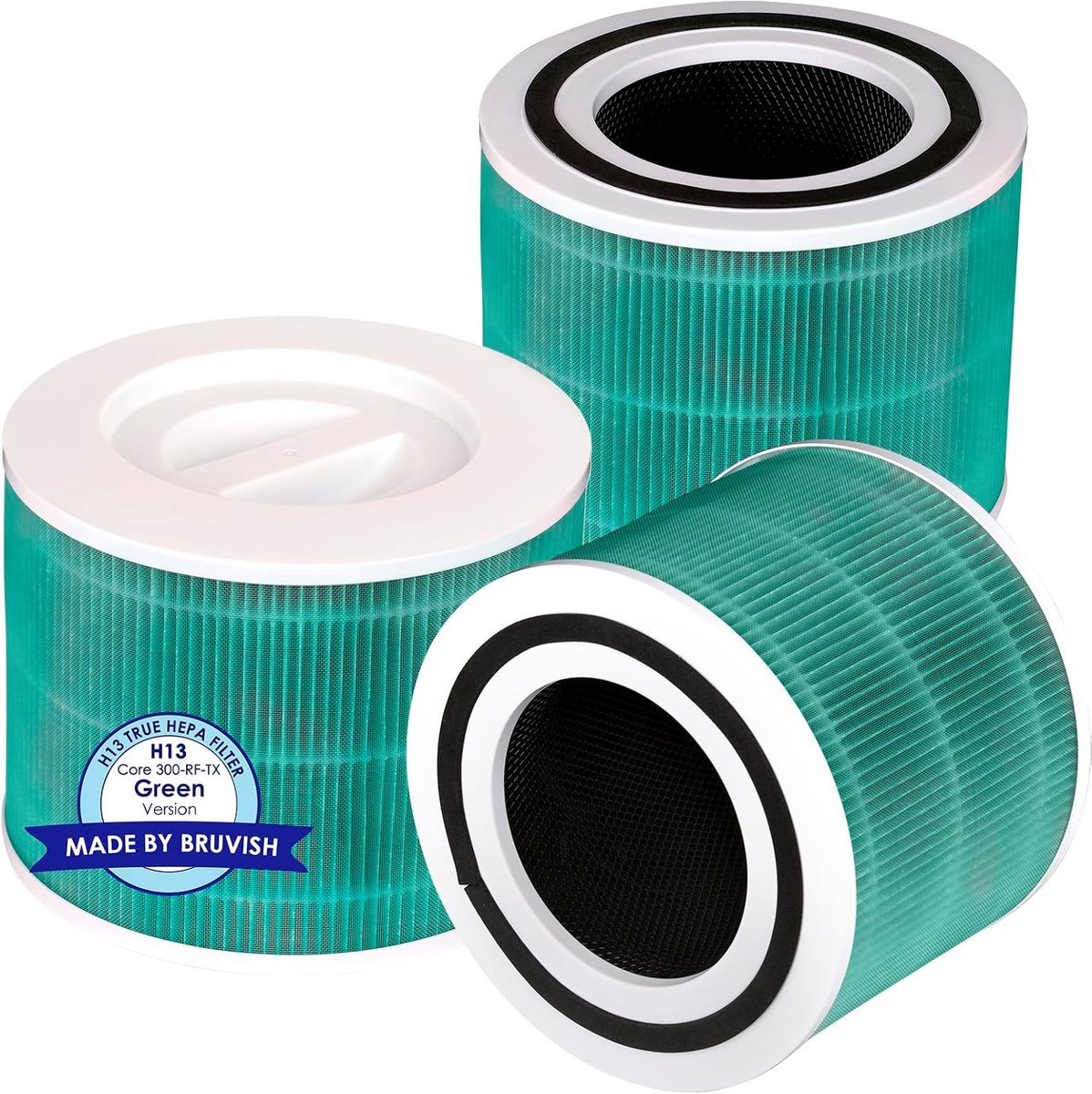 Luchtverfrisser vervangfilters - H13 True HEPA 3-in-1 - Actieve koolstof - Voor LEVOIT Core 300/300S - ShopVlot