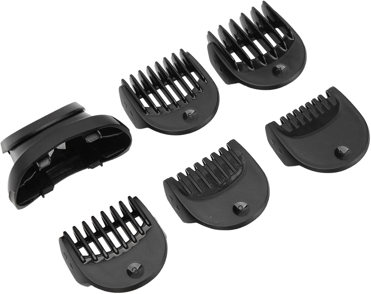 Baardtrimmer kop met 5-delige geleiders - vervangend model - nauwkeurig en comfortabel scheren - ShopVlot