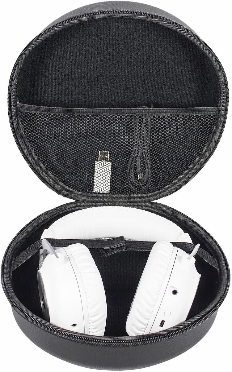 Hard Travel Case Gaming Headset - Zwart PU leer - Perfecte bescherming - Geschikt voor Logitech G PRO - ShopVlot