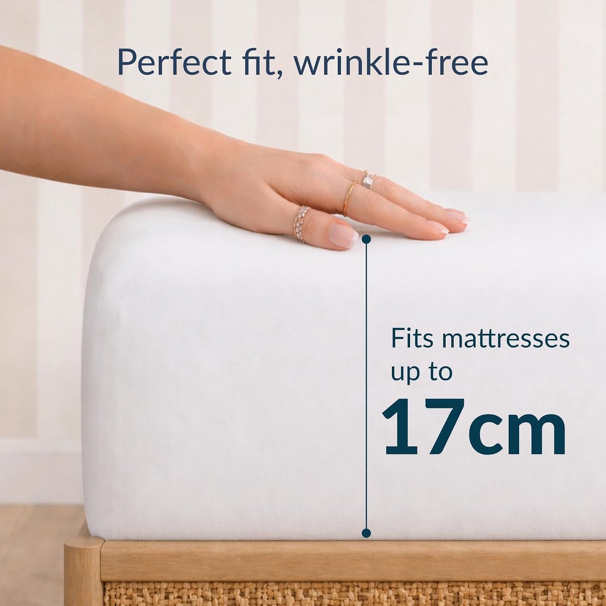 Fitted sheet 80x200 / 80x190 cm - microfibre - diep hoek van 25 cm - ultiem comfort voor kinderen - ShopVlot