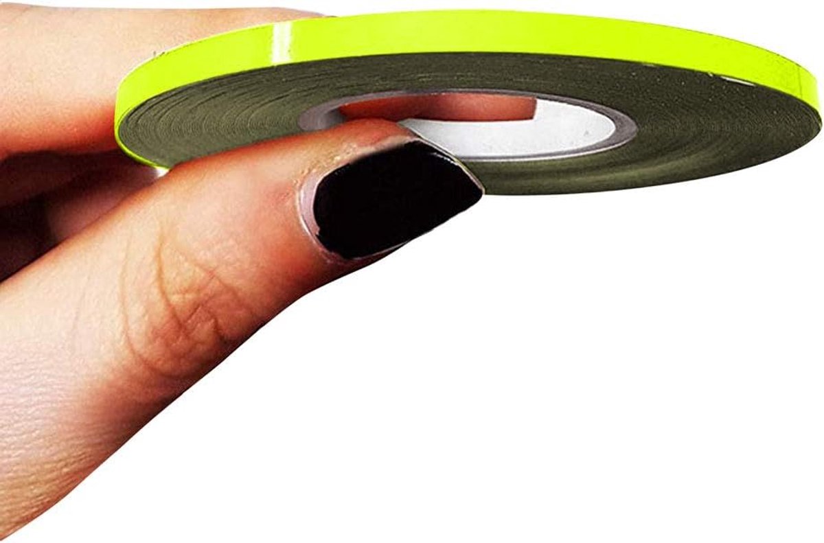 Decoratieve Strips 3 mm x 10 m - Neon Geel - Zelfklevend - Perfect voor auto en motor - ShopVlot