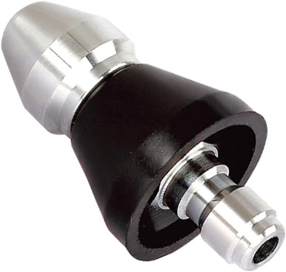 Hogedrukreiniger Afvoersproeikop 3/8 Inch - RVS - 6 achterstukken voor effectief reinigen - SnelShoppen