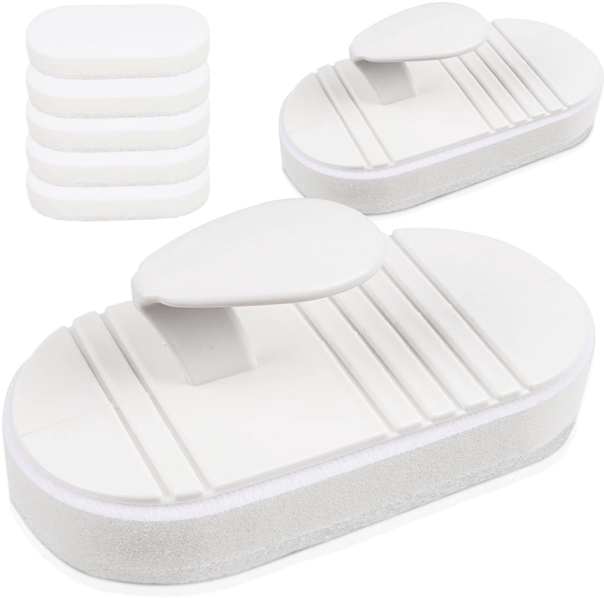 Badschuurspons - flexibel krasvrij vervangbaar spons set van 5 voor bubbelbaden spa zwembadtegels badkamer oppervlakreiniging
