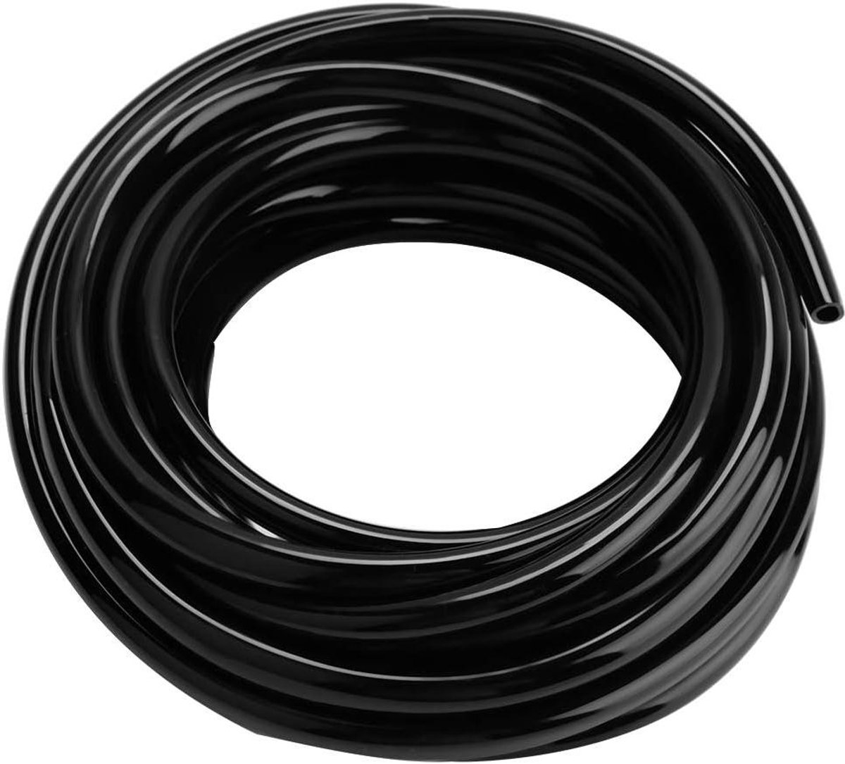 Bewateringsslang - Tuinslang PVC - Tuin Irrigatie - Vernevelende Sproeikop - 10 meter - Zwart