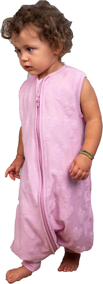 Slaapzak voor baby met voeten 1.0 TOG - Biologische katoen - Voor 6 maanden tot 5 jaar - Comfortabel slapen - SnelShoppen