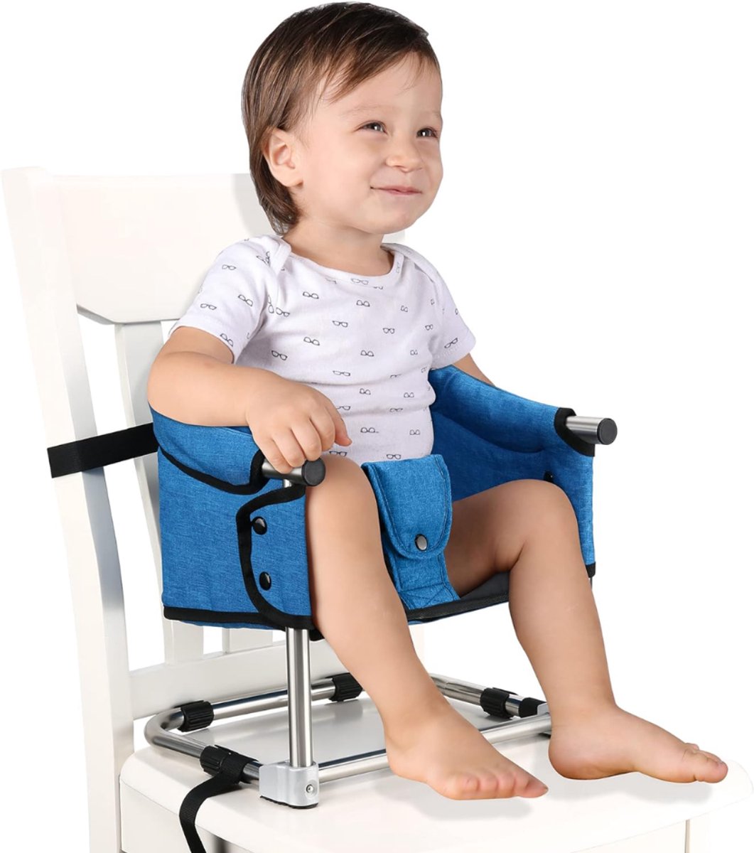 ZRNS® Draagbare Reis Kinderstoel - Inklapbaar - Voor Reizen - Met Draagtas