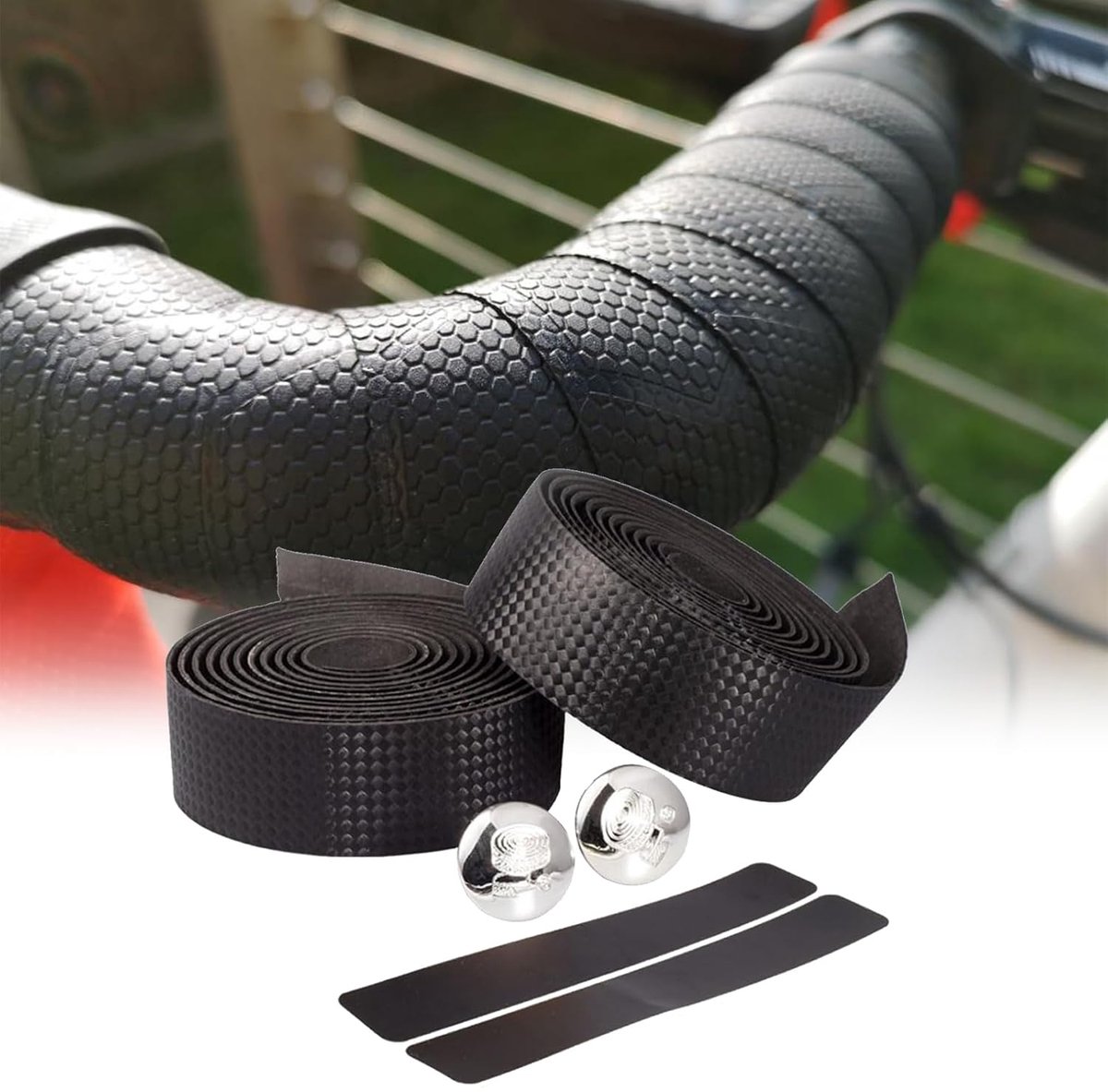Fiets stuurband - 2 m x 3 cm - EVA foam en PU - Comfortabele grip en anti-slip - ShopVlot