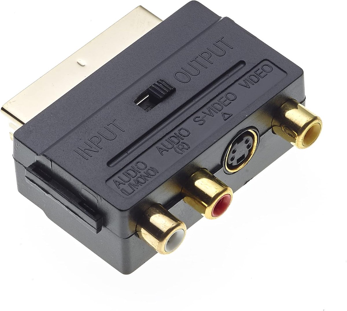 SCART adapter pack van 2 - 1x SCART, 3x RCA audio - Plug and play - Geschikt voor HD apparaten - ShopVlot