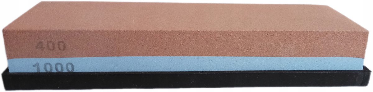 Merkloze Slijpsteen 400/1000 Grit - Dubbelzijdig Watersteen