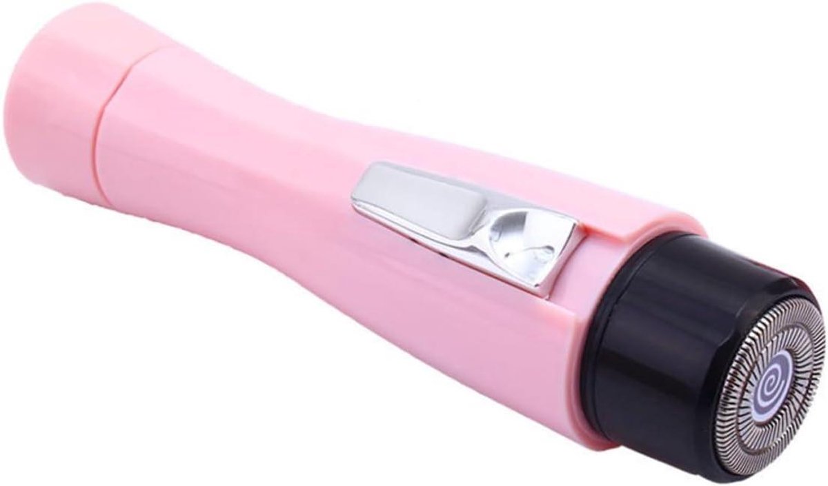 Elektrisch Scheerapparaat - Dames Scheerapparaat - Pijnloos Ontharen - Volledig Onderdompelbaar - 12 x 3 x 3 cm - Roze