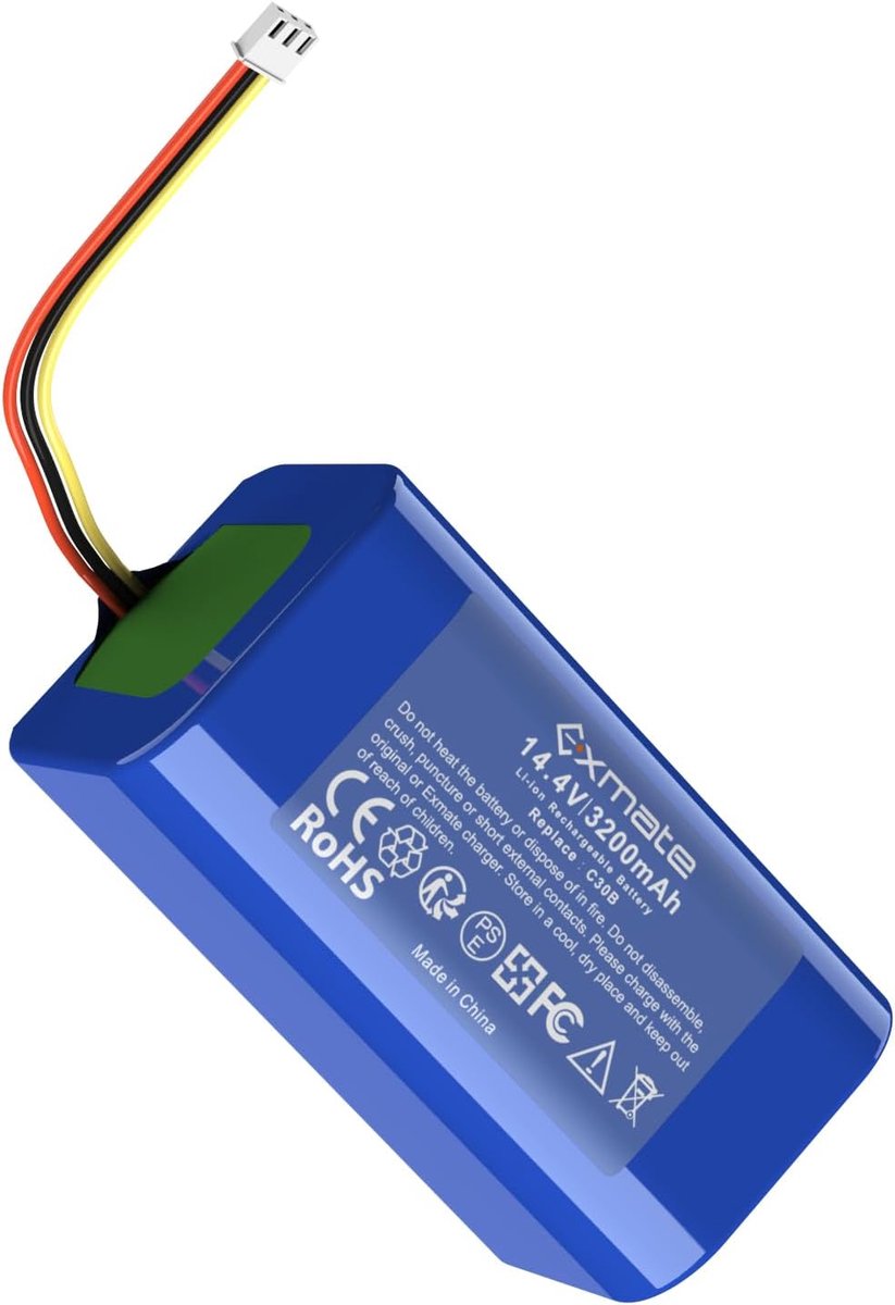 Batterij 14.4V 3200mAh - Li-ion - Hoge capaciteit - Langere looptijd - ShopVlot