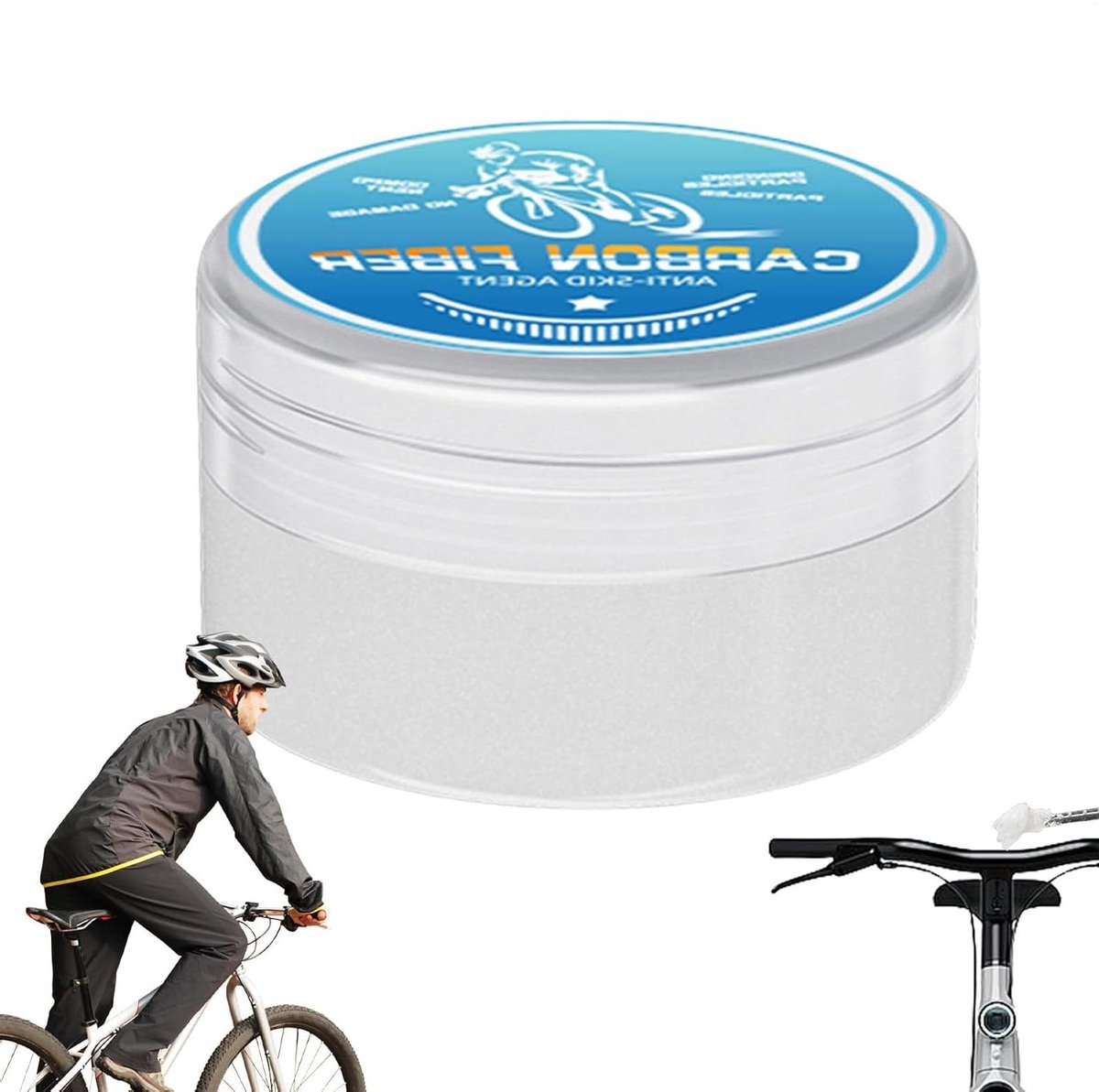 Lithiumvet Fiets - Antislip Pasta - Onderhoud Fiets - Hittebestendig Smeermiddel - 50 g - Wit