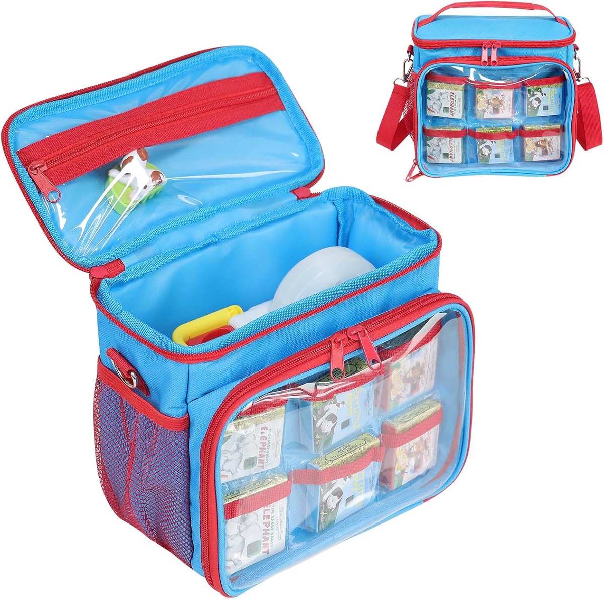 Opbergzak voor Little Tikes Story Dream Machine - Blauwe en Rode Kleur - Grote Capaciteit - SnelShoppen