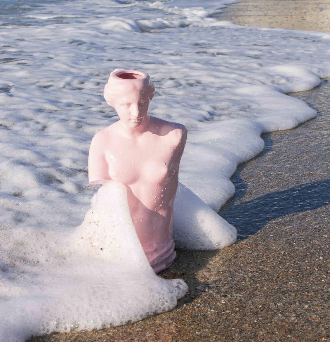 Grote Venus Vaas - Uniek Design in Roze