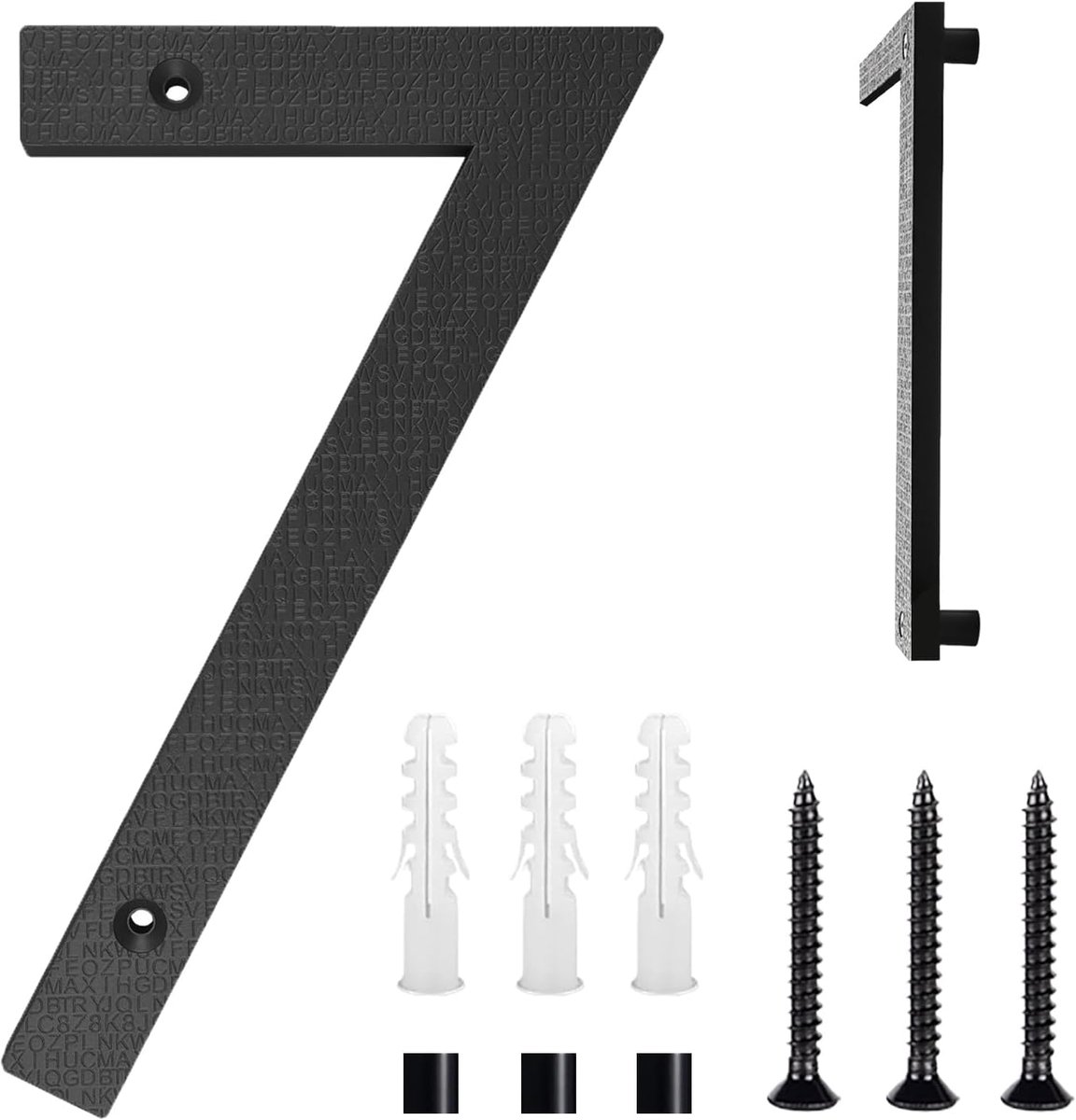 Huisnummers - Grote 10 inch / 25 cm adresnummers voor buitenpoortdeur -3