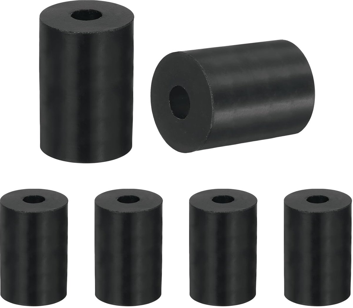 6 stuks veelzijdige rubberen afdichting, 0,4 inch buitendiameter x 3,5 cm binnendiameter x 2 inch dikke anti-vibratie-rubberen bussen, afdichtringen voor thuis, auto, boot, accessoires