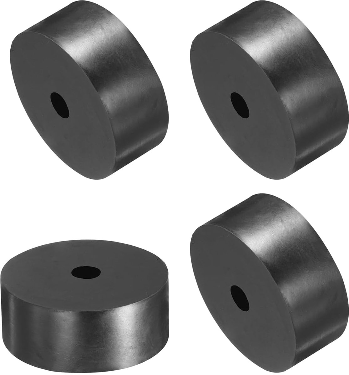 4 stuks rubberen onderlegschijven, rubberen afstandshulzen, 70 mm OD 12 mm ID 30 mm hoogte, ronde anti-trilling, spacer, rubberen bussen, afdichtingen, dikke rubberen onderlegschijven, voor