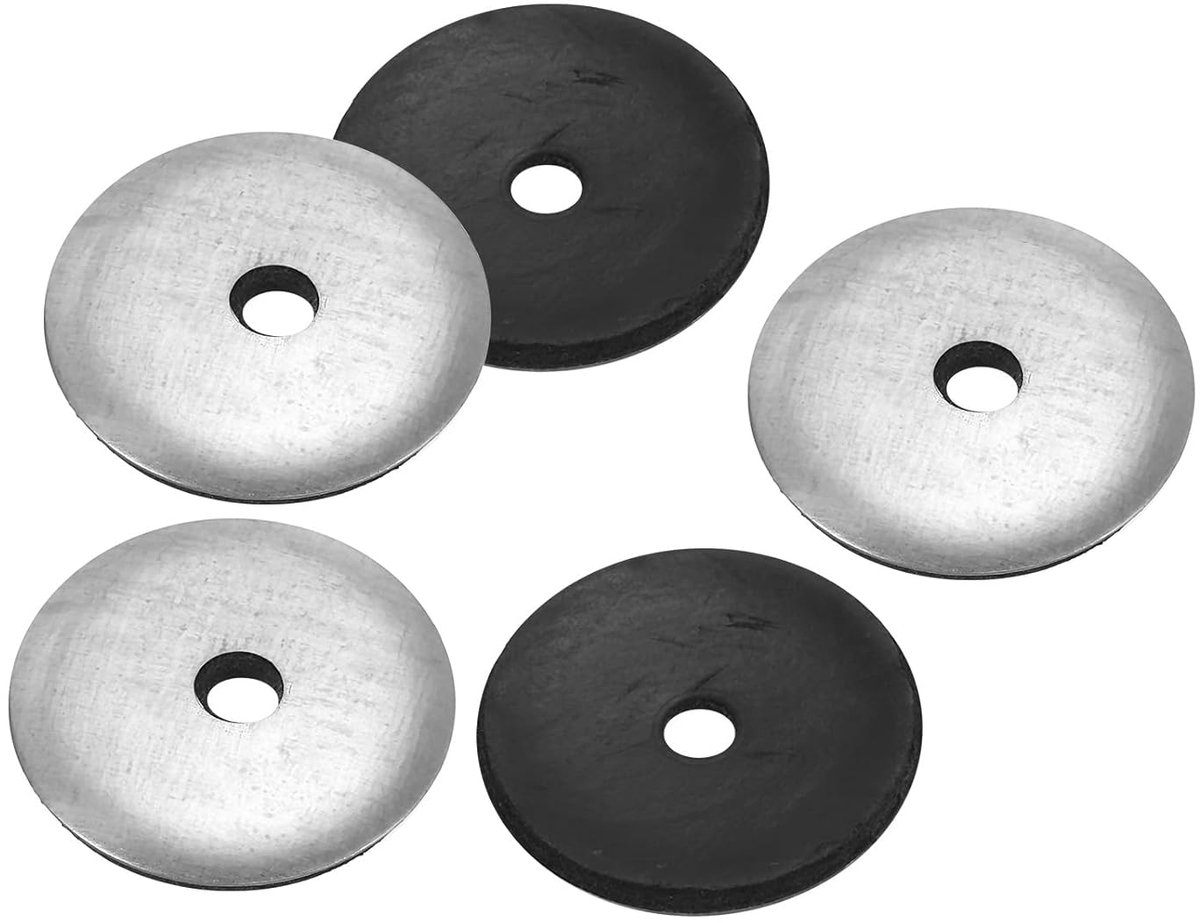 Afdichtingsringen van EPDM-rubber, afdichting, M5,5 x 30 mm, 50 stuks, schroefhouder van verzinkt neopreen rubber voor industriële huismachines (#12)