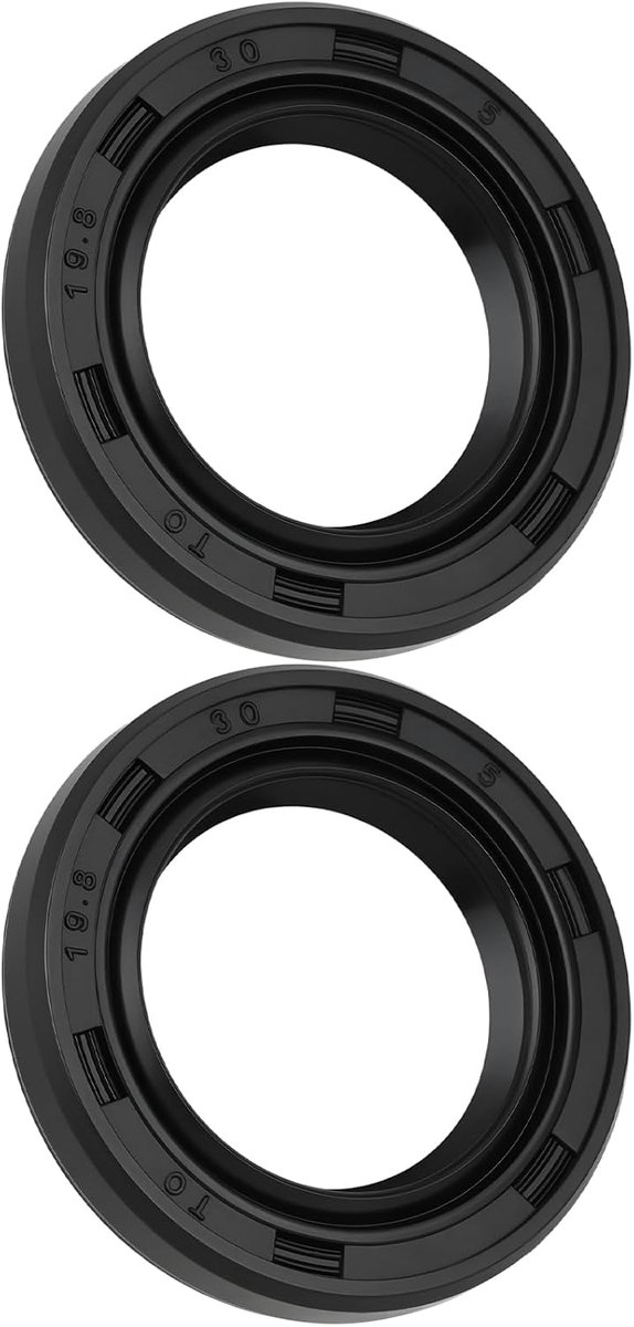 2 Stks TC Rubber Oliekeerring 19.8x30x5mm NBR As Seal Pakking Geschikt voor Quad ATV