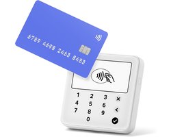 Lite SumUp: een mooi wit en compact pinapparaat dat contactloze betalingen met creditcards, pinpassen, Apple Pay, Google Pay en nog veel meer accepteert.