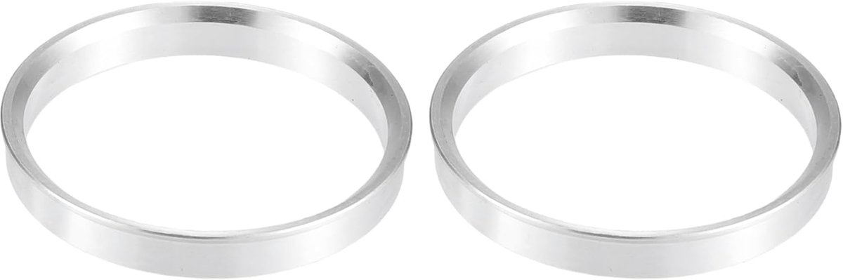 2 stuks OD 70,1 mm ID 66,1 mm aluminium legering auto middenring