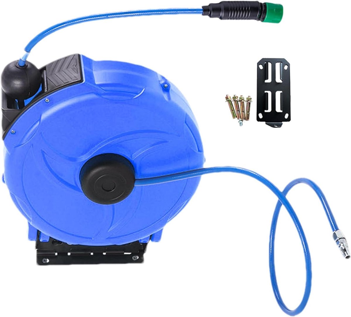 Slanghaspel - Slanghouder - Tuin Water Geven - Automatische Terugtrekking - 12 meter - Enkele Attribuut