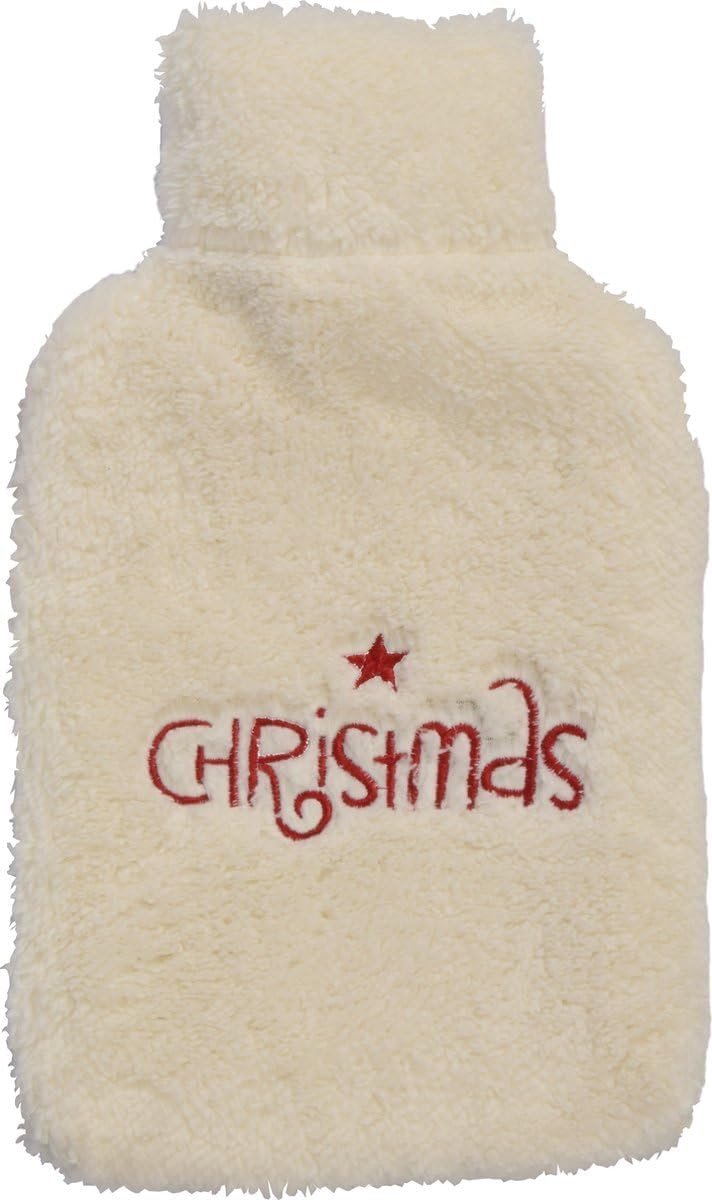Warmwaterkruik 34,5 cm x 21,5 cm - Grijze hoes - Comfortabel en duurzaam - Ideaal voor ontspanning - SnelShoppen