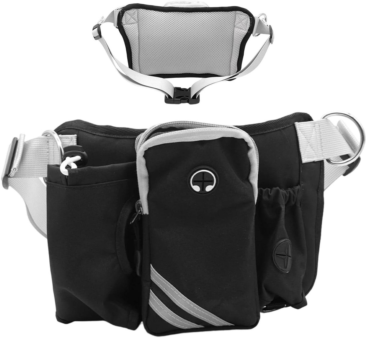Heuptas Hondentraining - Hondenriem Snacktas - Hondentraining Outdoor - Dubbel Hondenmanagement - 28.3 x 18.3 cm - Enkele Attribuut