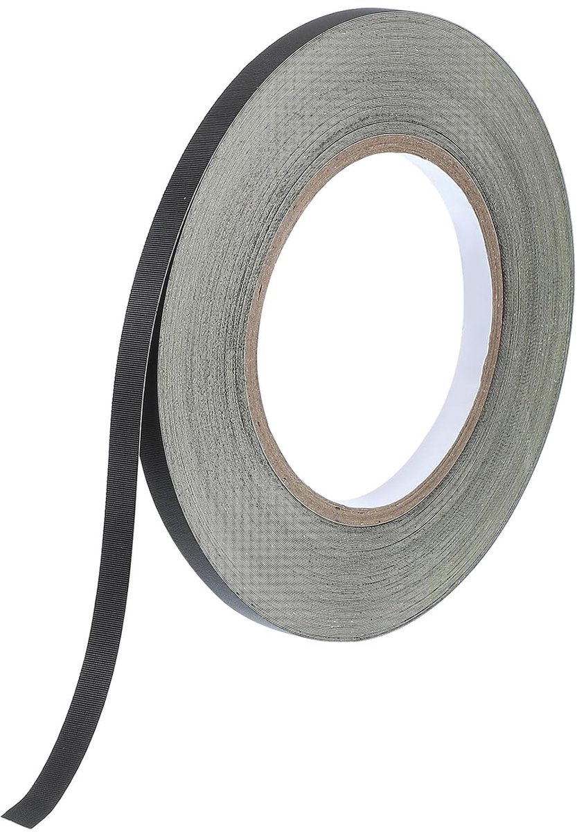 Acetaatweefseltape, 8 mm x 30 meter, zwart, isolerende stoffen tape voor laptop, elektrisch, auto, gitaarreparatie, kabelboom