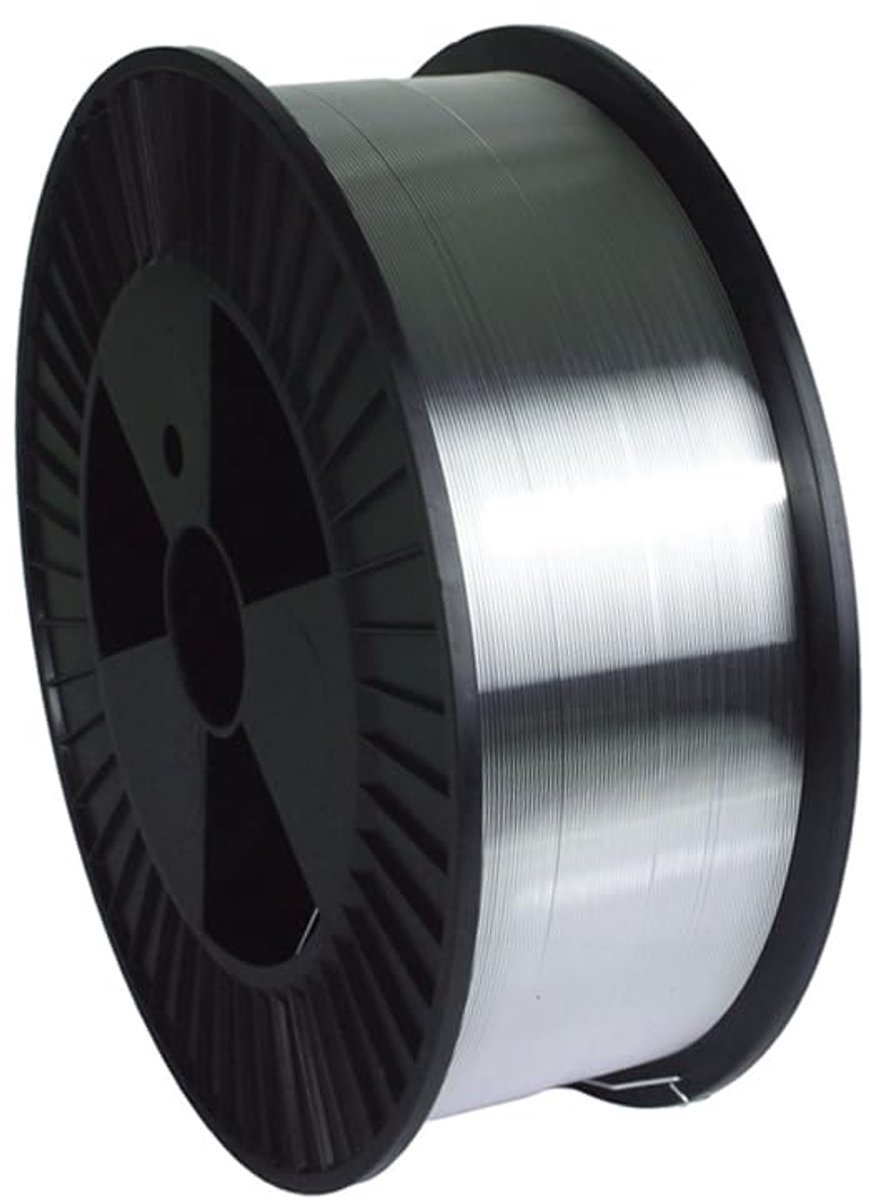 Massief draad spoel, diameter 200 mm, aluminium, AlMg 5, 0,8-2 kg, 086555