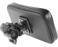 Ondersteuning voor motorfiets fiets stuur en draaibare waterdichte 360 voor Spice Pinnacle Stylus MI-550 - zwart