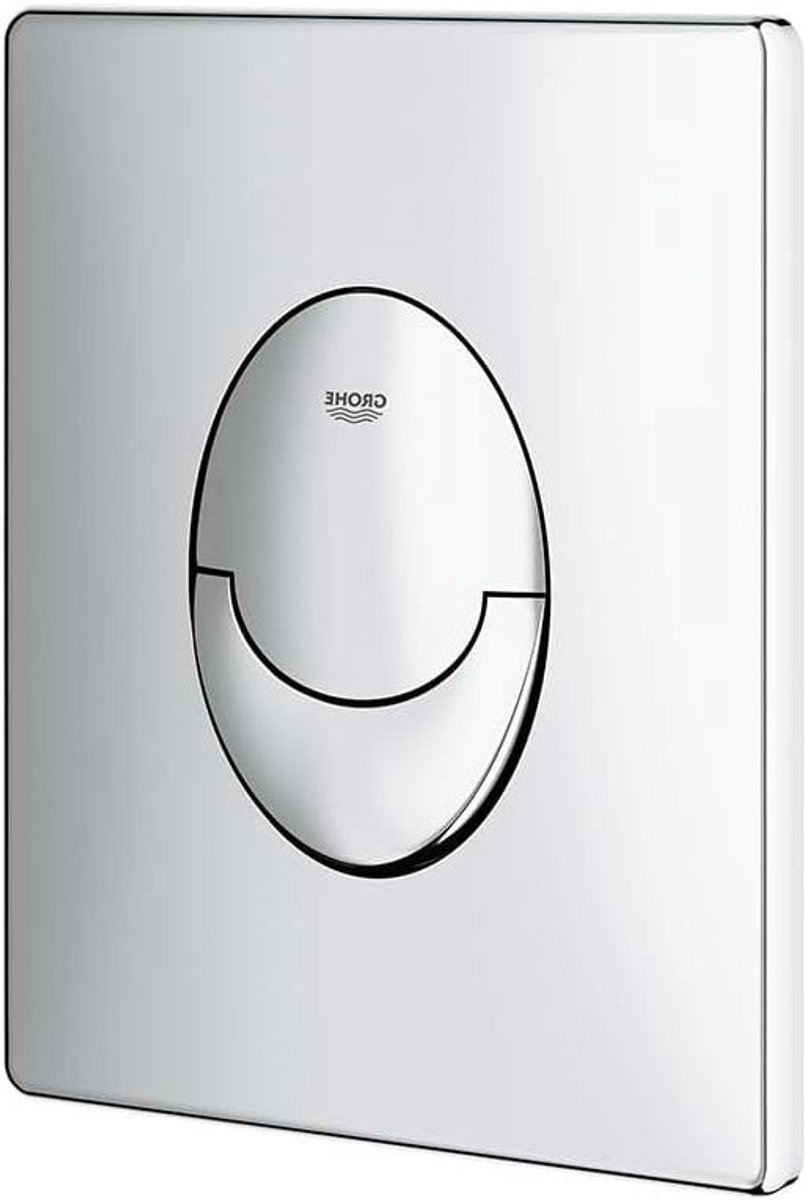 Bedieningsplaat Toilet - Spoelplaat - Toilet Spoelen - Waterbesparend - 10mm - Chroom