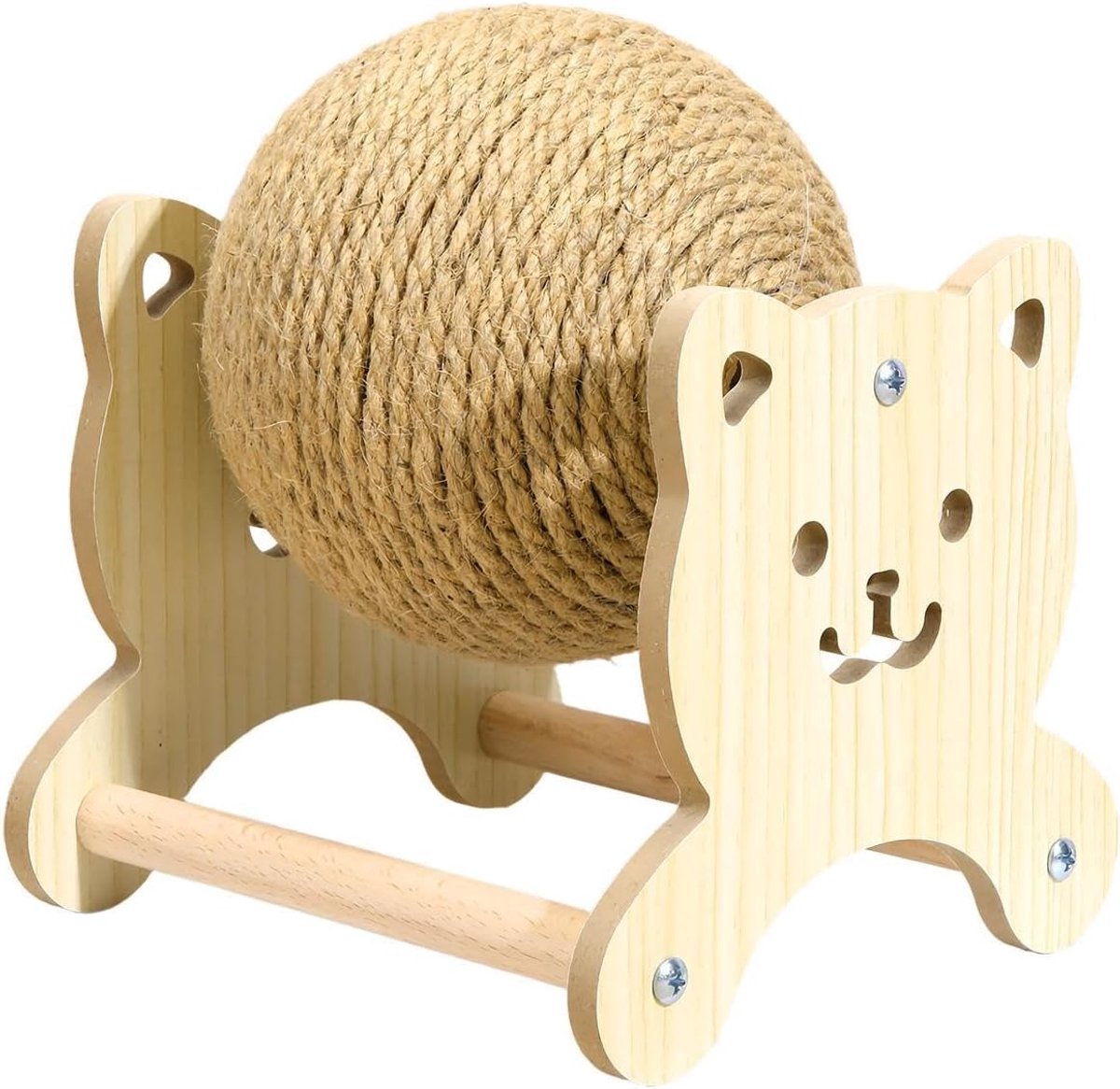 Krab Ballen Staande sisal touw speeltjes | Binnen Krabpaal Voor Katten Voor kleine, middelen katten, binnen en buiten, geschikt voor tuin, erf, slaapkamer, woonkamer