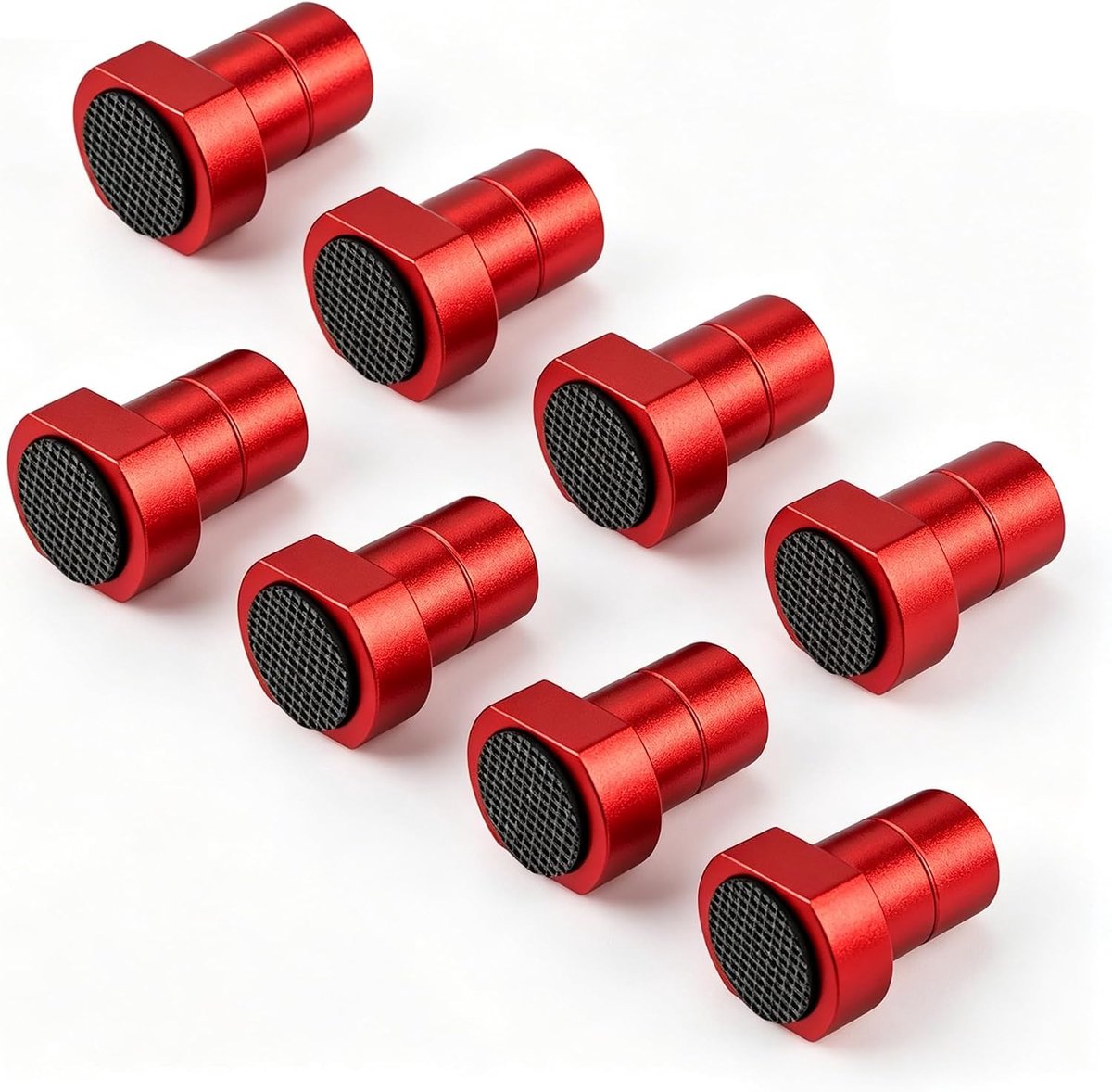 Bankhaken 19 mm, 8 stuks aluminiumlegering bankhondenklemmen, werkbank‑klemblokken, positionerings‑ en schaafstoppen voor de schaafbank bij houtbewerking