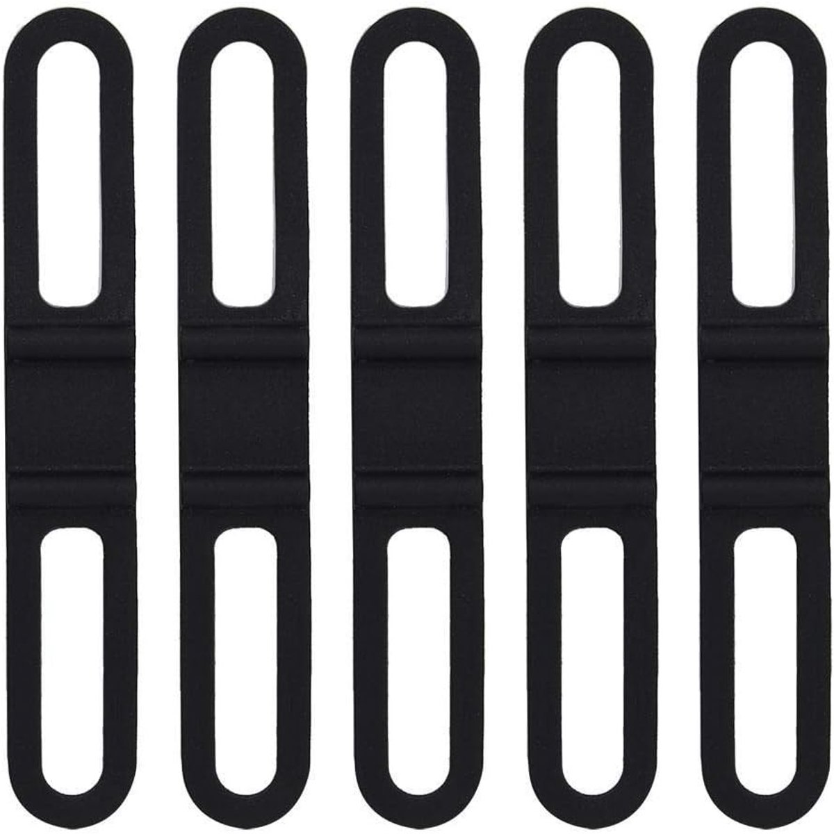 5 stks Fiets Siliconen Band Universele Fiets Siliconen Holding Strap voor Fiets Licht Zaklamp Mobiele Telefoon en Meer