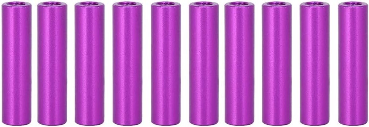 Purple Aluminium Standoff 10PC's voor Vliegtuigen, Drone, FPV, met Brede Toepassing en Lichtgewicht en Duurzaamheid, Glad, Geschikt voor UAV, Quadcopter Rack