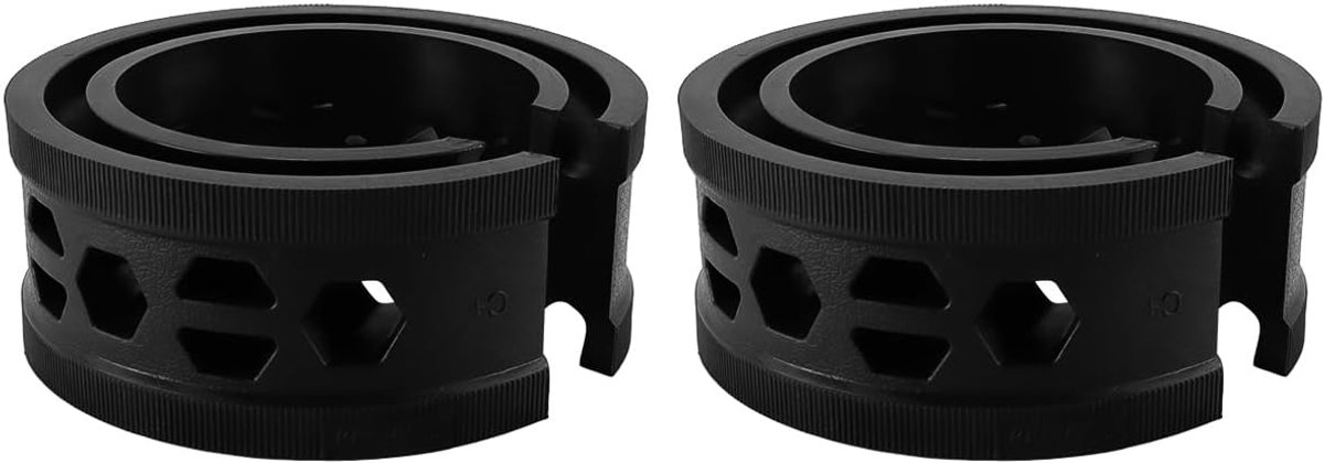 Auto schokdempers 2 stuks - rubber - universeel voor type C+ - stabiele prestaties - ShopVlot