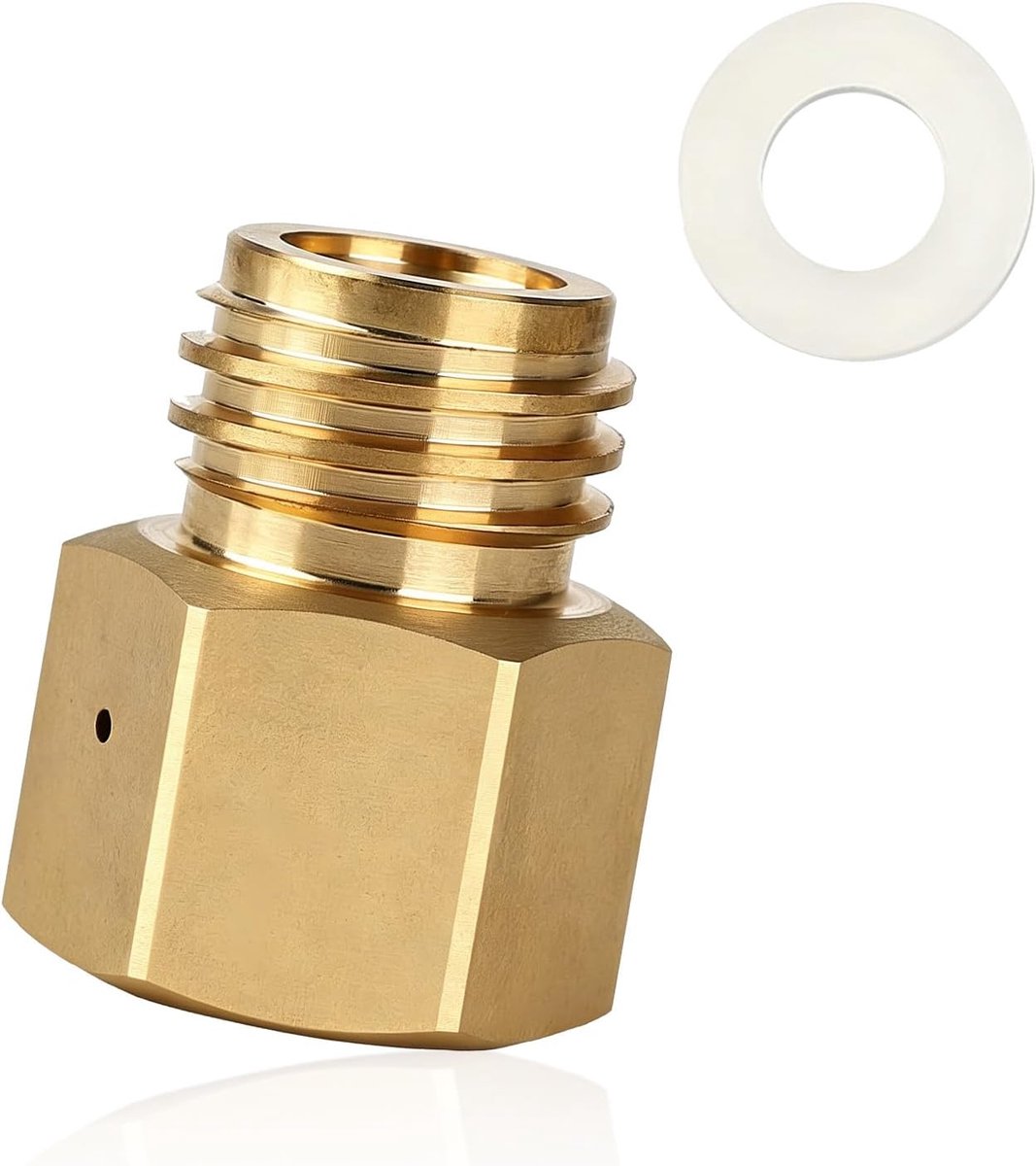 Soda-cilinder adapter TR21-4 naar TR21-3 - messing - hoge drukbelastbaarheid - voor veilig gebruik - ShopVlot