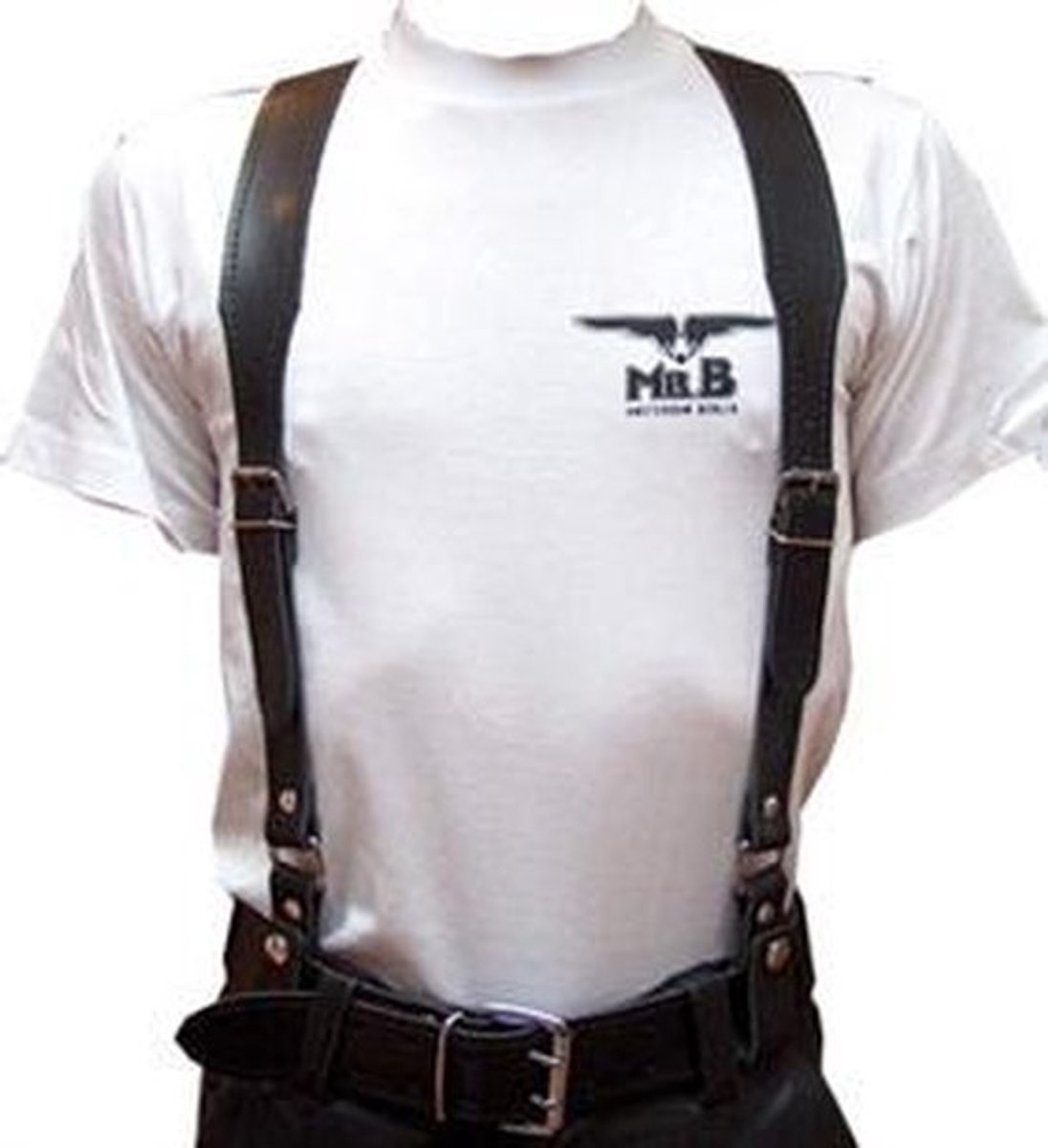 Mister b leather braces xl