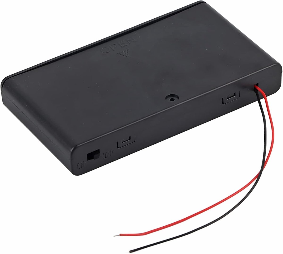 AA batterijhouder 8 stuks - met deksel en schakelaar - 12V AA batterijopslag - eenvoudig mee te nemen - ShopVlot