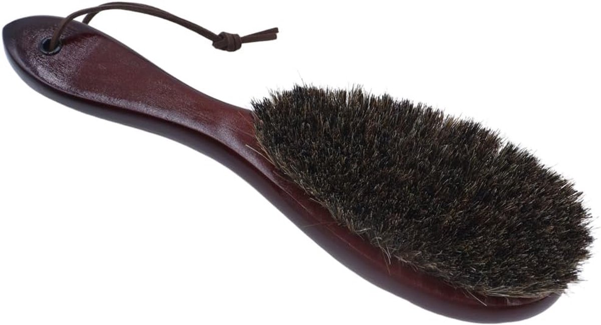 Kledingborstel paardenhaar - zachte vlekkenverwijdering - ideaal voor kleding en huisdierenhaar - ShopVlot