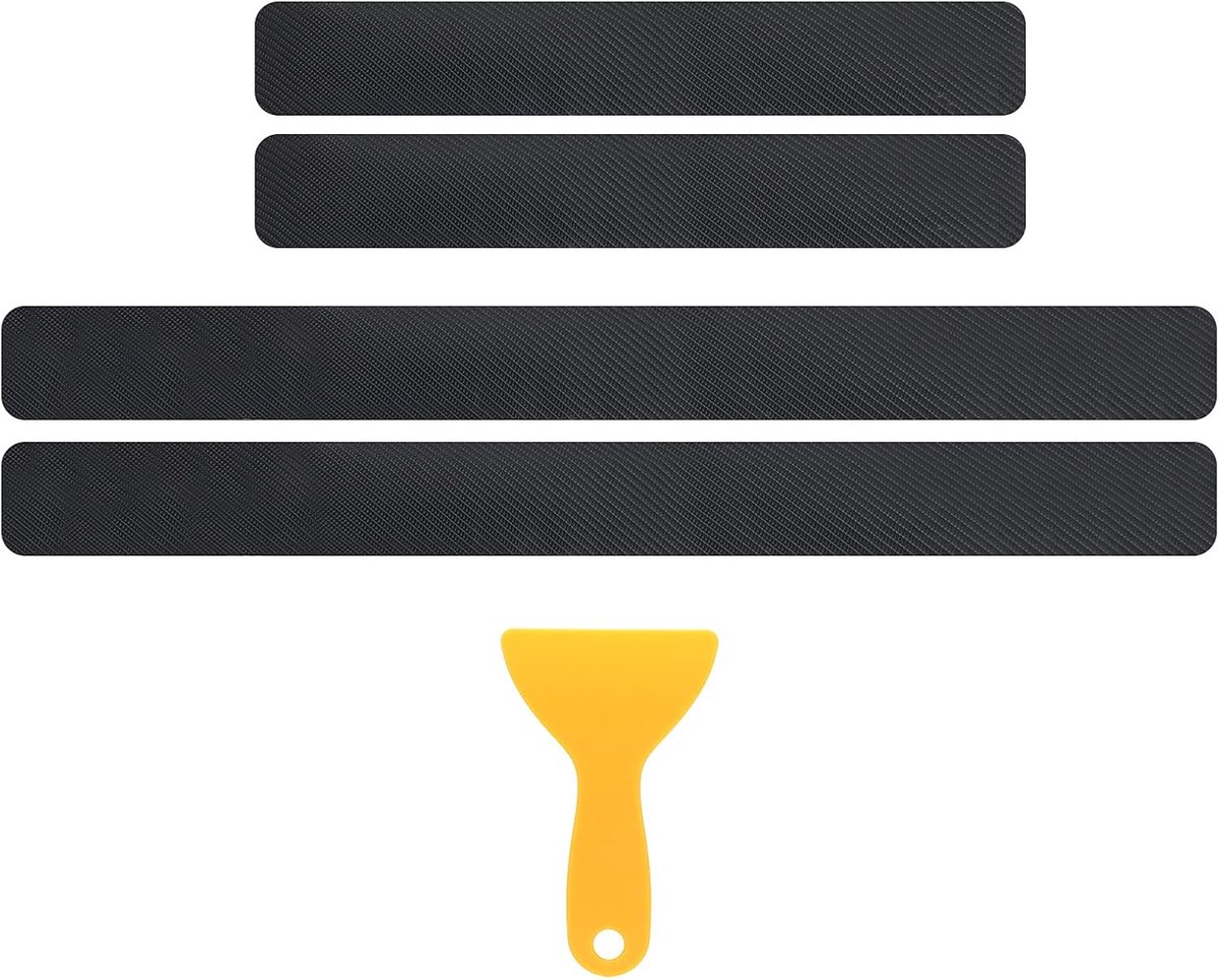 Anti Scratch Stickers - Universeel Carbon Fiber Deurlijstbeschermer - 4 Stuks - ShopVlot