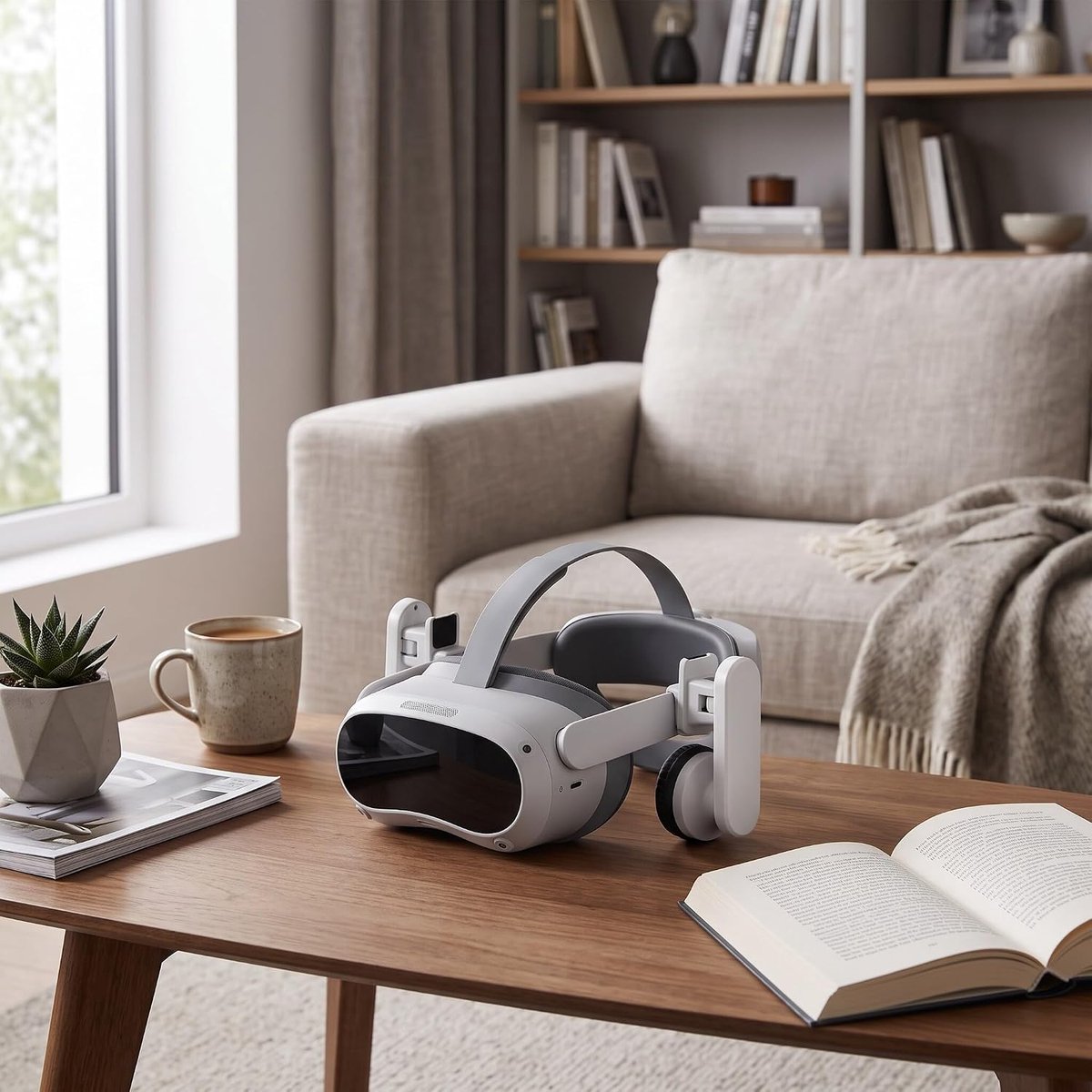 VR Headset voor PICO 4 - Pivoting Conductive Oorkussens - 3D Geluidseffect - Volledige onderdompeling - ShopVlot